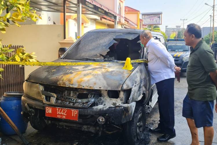 Komplotan Pembakar Mobil Kepala Keamanan Lapas Diringkus