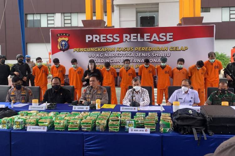 Gubri Akui Riau Jalur Peredaran Narkoba