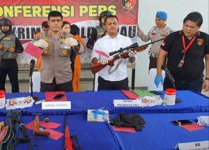 Polda Riau Gagalkan Penjualan Senjata Api