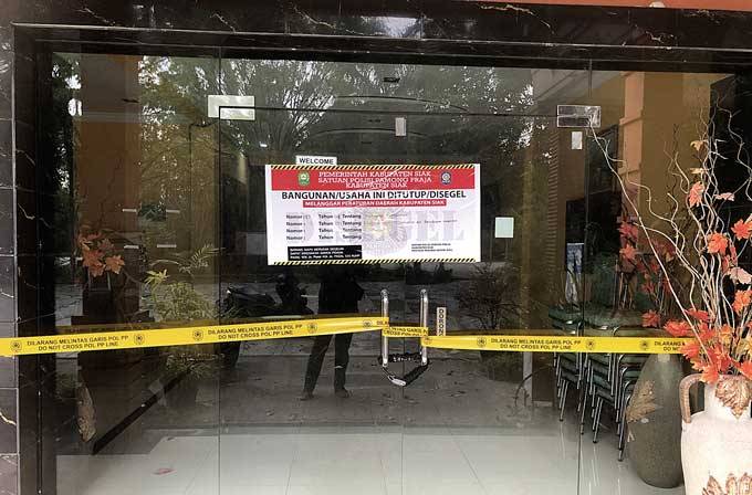 Pemkab Siak Segel Hotel GR, Pasca Penggerebekan 6 Pasang Bukan Suami-istri