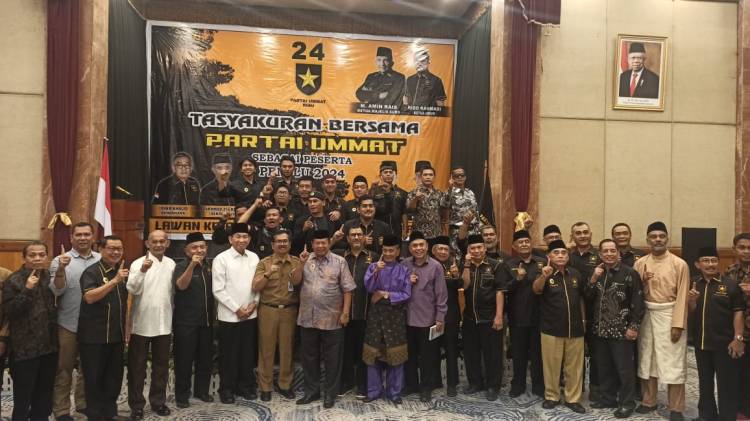 Dihadiri Tokoh Riau, Partai Ummat Gelar Syukuran di Hotel Aryaduta Pekanbaru