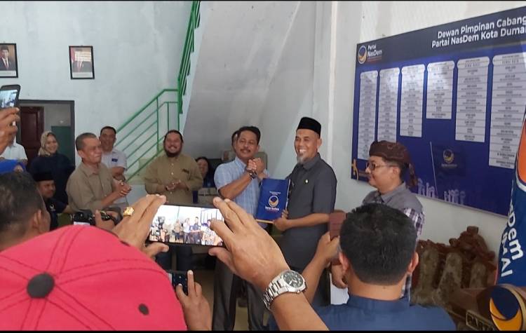NasDem Dumai Siapkan Dana Saksi dan APK Seluruh Caleg