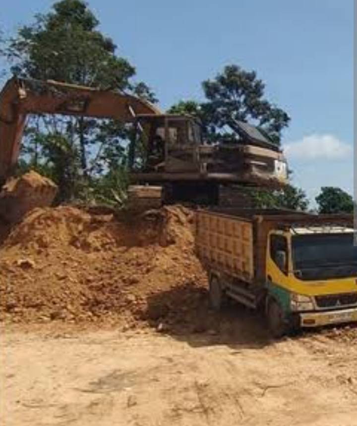 Dikabarkan Ada Razia, Aktivitas Tanah Timbun di Dumai Stop Sementara
