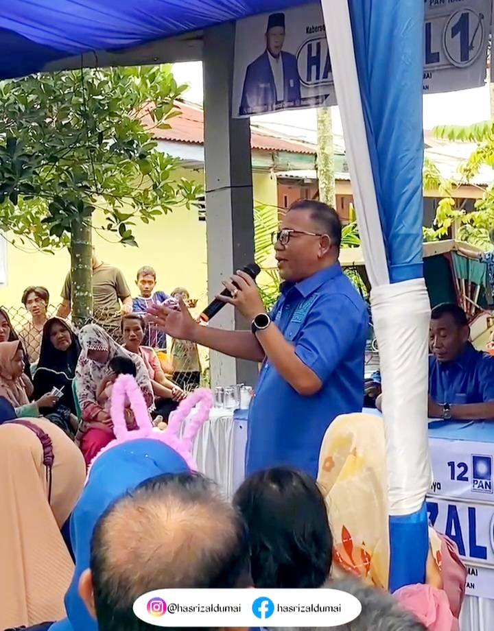 Caleg Dapil I Kota Dumai, Politisi PAN Hasrizal Berpeluang Terpilih Kembali