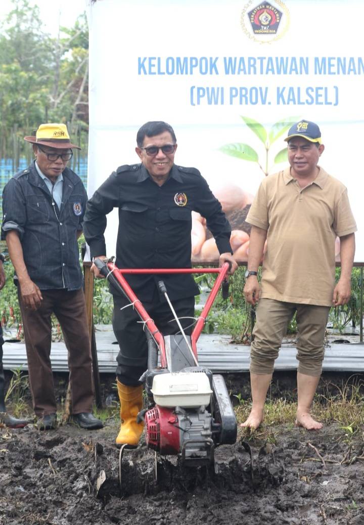 PWI Pusat Apresiasi Program Wartawan Menanam Dukung Ketahanan Pangan