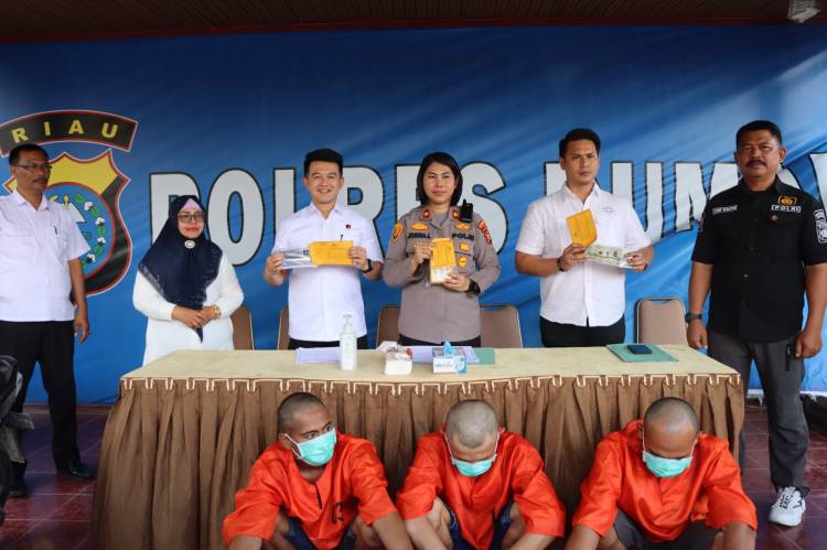 Polres Dumai Cokok Residivis