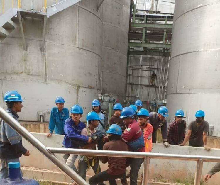 PT SDO Apical Grup Diduga Tutupi Kasus Kecelakaan Kerja