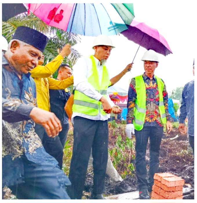 Walikota H Paisal Bantu Pembangunan Gedung IKROHIL Dumai Rp1,5 Miliar