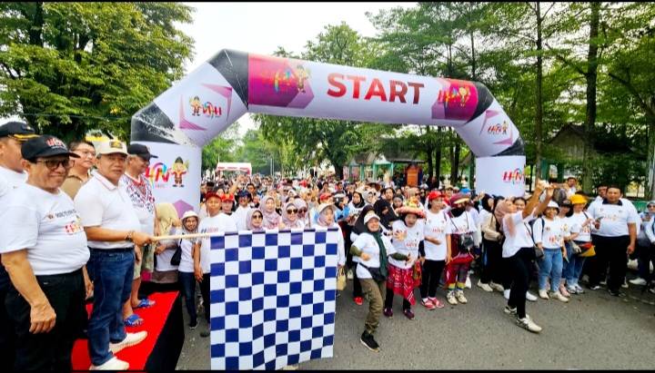 HPN 2025 Banjarmasin, Ribuan Peserta Berkumpul di Taman Siring 0 Kilometer