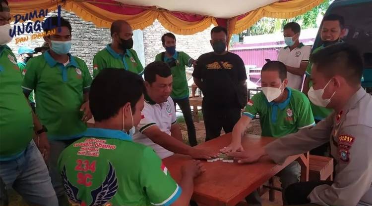 Jelang Pelantikan, Pordi Dumai Gelar Tournament Domino