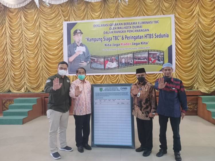 Kader PKBI Dumai Siap Berkomitmen Penuh Eliminasi TBC