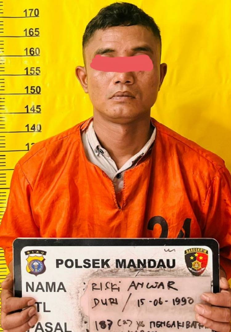 Bom Molotov Kos-kosan di Duri, Pria Ini Ditangkap Polisi