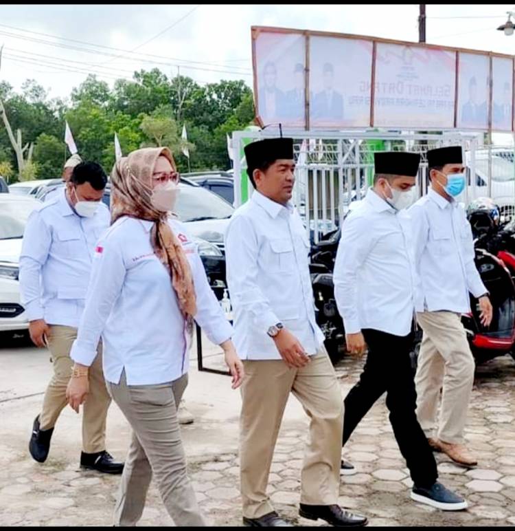 Muhammad Rahul Safari Ramadhan ke DPC Gerindra Kota Dumai