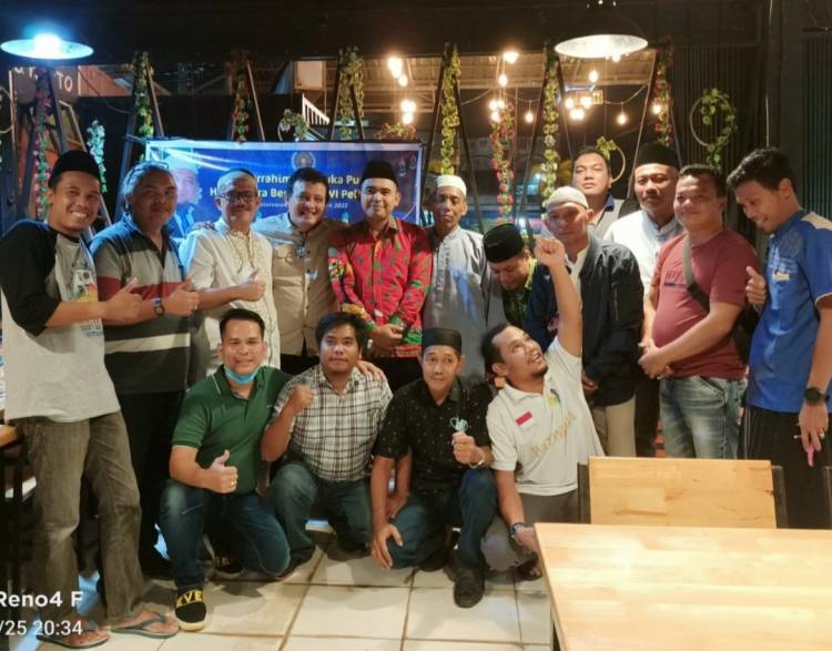 Deklarasi Didampingi Ketua PWI Pelalawan, Eka Putra Nazir Siap Hadapi Zulmansyah Sekedang