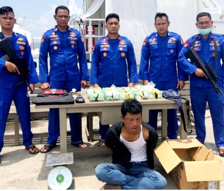 Ini Dia Bandar Narkoba Asal Bengkalis yang Diamankan Tim Mabes Polri di Roro Dumai