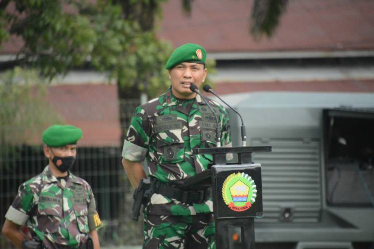 Aksi 11 April, Danrem 031/WB Ingatkan Prajurit Laksanakan Tugas dengan Baik