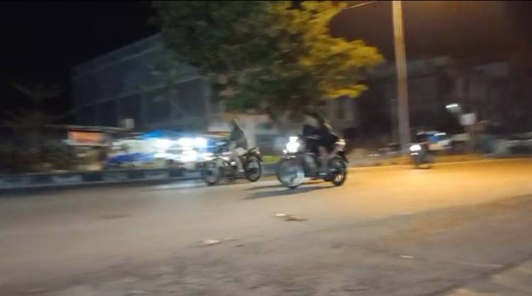 Uji Nyali Balap Liar Kota Duri Nyaris Makan Korban