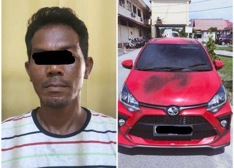 Cinta Ditolak, Bensin Bertindak, Pria di Bengkalis Bakar Mobil Wanita Pujaannya