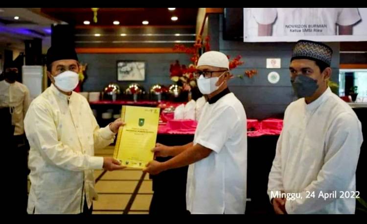 SMSI Riau Terima Dana Hibah Rp500 Juta dari Gubernur Syamsuar
