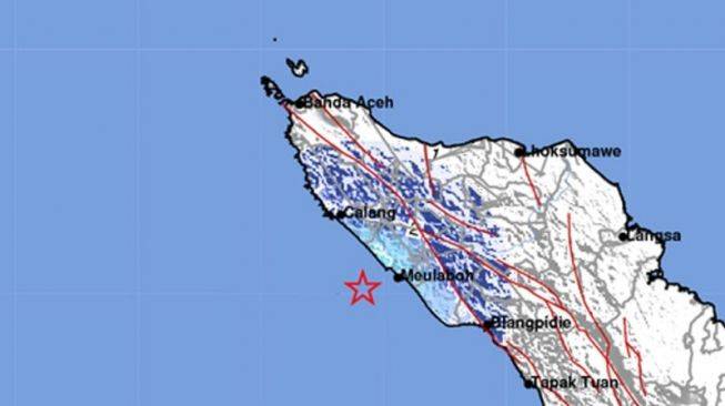 Jumat Malam, Meulaboh Aceh Diguncang Gempa 4,6 Magnitudo