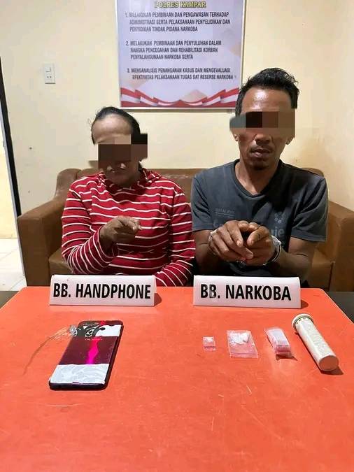 Suami Istri Ini Ditangkap Tim Ojoloyo Polda Riau Gegara Jualan Sabu