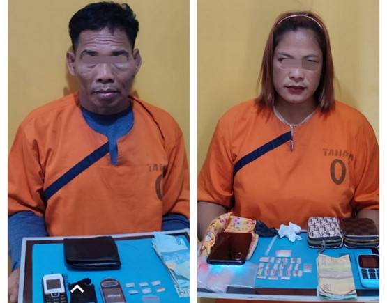 Emak dan Apak di Inhu Ditangkap Jualan Sabu-sabu