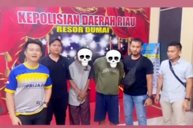 Satreskrim Dumai Ciduk Kawanan Pengrusak Taman Bumi Ayu