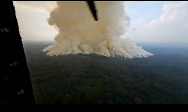 Hutan Dumai Masih Berkobar, Ratusan Personil Sudah Diturunkan, Siapa Pelaku?