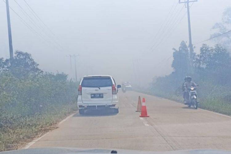 Warga Dumai Berlebaran Dalam Kabut Asap, Minta Polres Dumai Tangkap Pelaku Karhutla