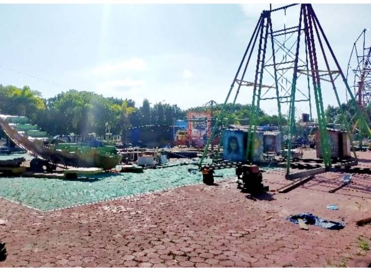 Permainan Pasar Malam di Halaman Kantor Pemerintahan Dumai Menuai Sorotan