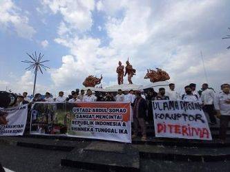 Pekanbaru, Medan hingga Jakarta, Ormas Umat Islam Gelar Aksi Bela UAS.
