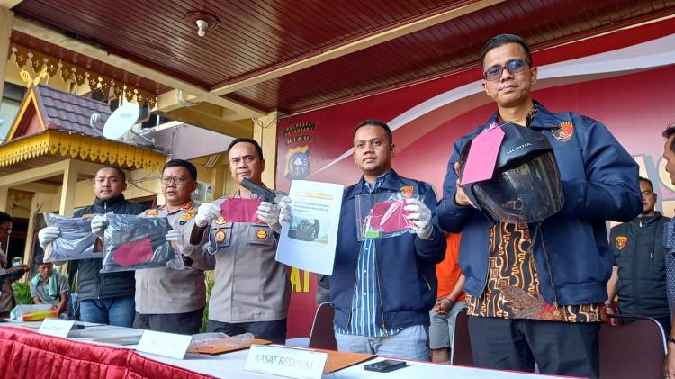 4 Bulan Buron, Perampok BRI Link Jalan Muhajirin Pekanbaru Ditembak Polisi