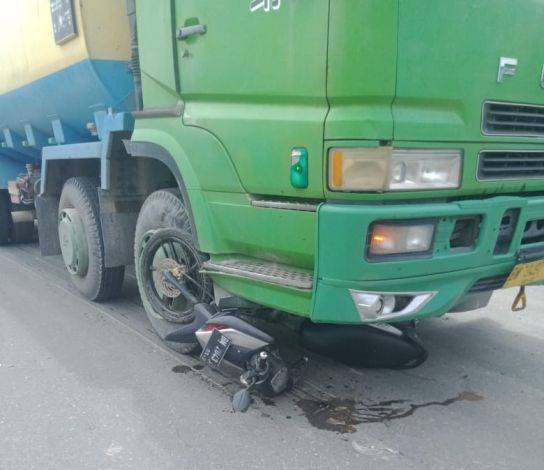 Polisi Amankan Supir Truk Maut Simpang 4 Garuda Sakti