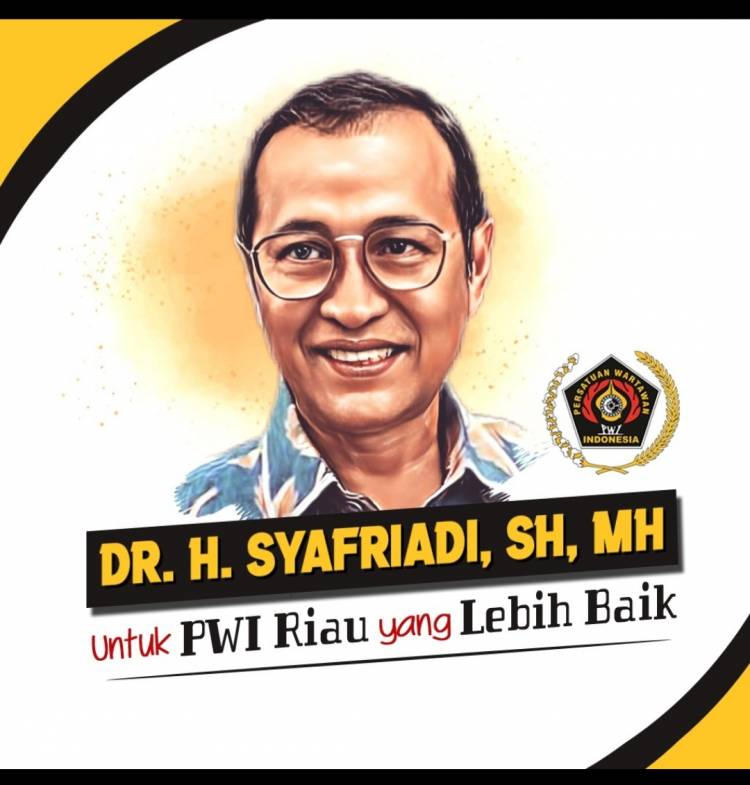 DR H Syafriadi Tawarkan PWI Riau Lebih Baik