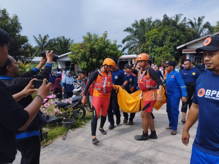 Alhamdulillah!!! Korban Kedua Terseret Arus Sungai Siak Akhirnya Ditemukan