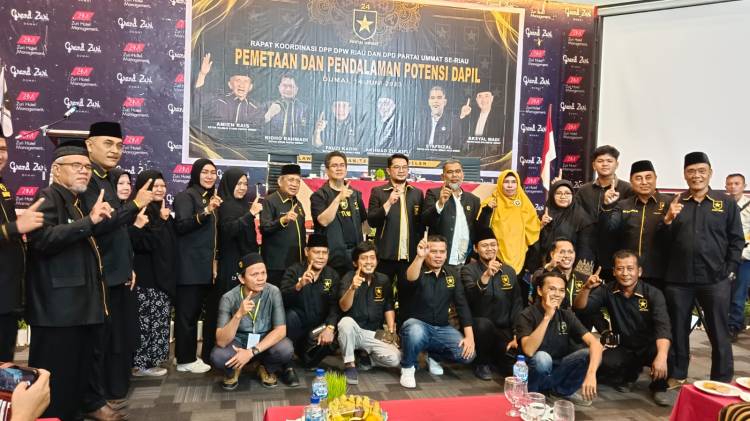 Rakor DPP, DPW dan DPD se Riau di Kota Dumai, Begini Pesan Ketum DR H Ridho Rahmadi