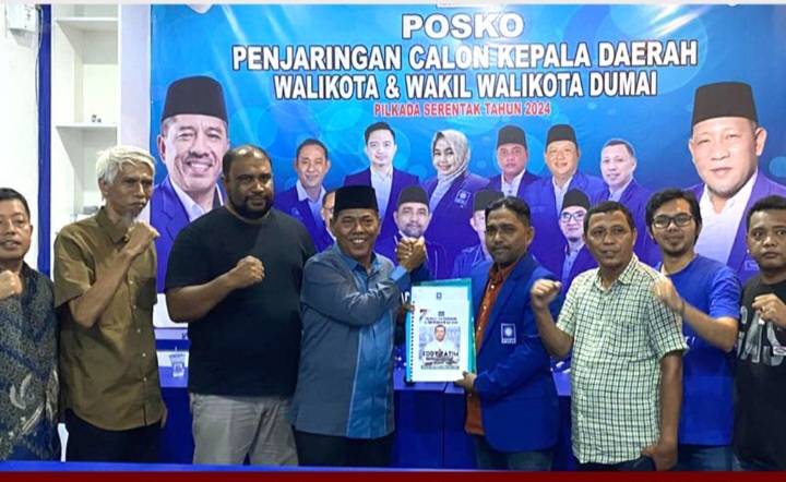 Maju Pilkada Dumai 2024, Politisi Demokrat Eddy Yatim Daftar ke PAN
