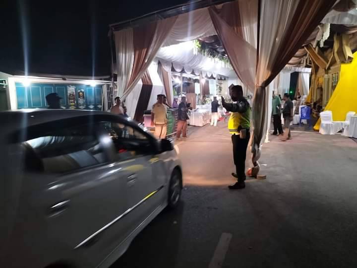 Tanggapi Keluhan Warga, Kasatlantas Dumai Buka Tenda Pesta Menutup Akses Jalan