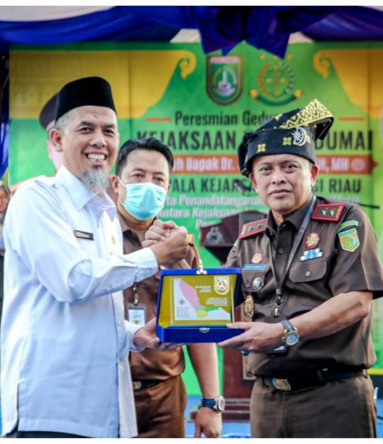 Peresmian Kantor Kejari, Walikota Dumai: Ini Kontribusi Pemko Dalam Penegakan Hukum