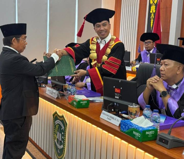 Ketua Baznas RI Prof Noor Achmad Jadi Penguji Eksternal Ujian Doktor di UIR, Dr Endar Muda Lulus dengan Pujian