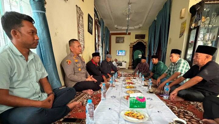 Kapolsek Bukit Kapur, AKP Boy Setiawan Silaturahmi dengan Lembaga Adat Melayu