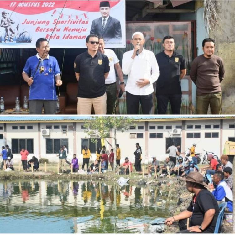 Walikota Buka Lomba Mancing di Kolam Dinas PUPR Kota Dumai