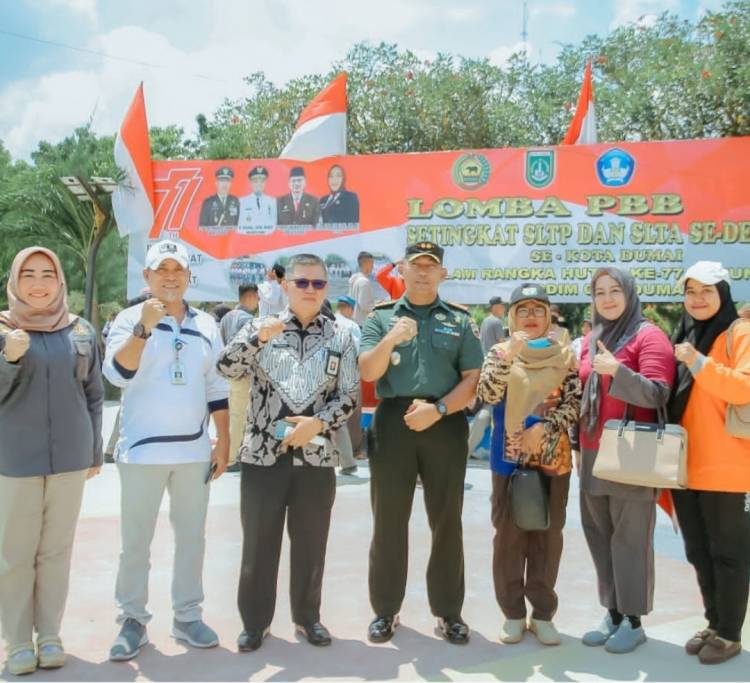 SMAN dan SMPN Binsus Dominasi Juara PBB Se-Kota Dumai
