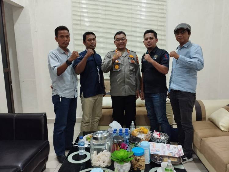 Silaturahmi Forum Pemred, Kapolres Ajak Bersama Membangun Dumai jadi Kota Idaman