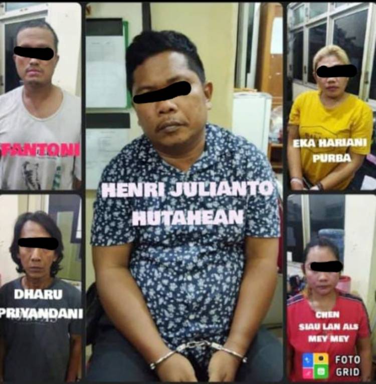 Ini Dia Wajah Oknum Polisi dan Jaringan Pengedar Ribuan Pil Ekstasi di Dumai