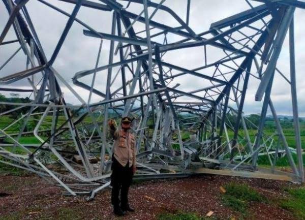 Pencuri Besi Penyangga Tower Sutet PLN Kubang Jaya Ditangkap Polisi