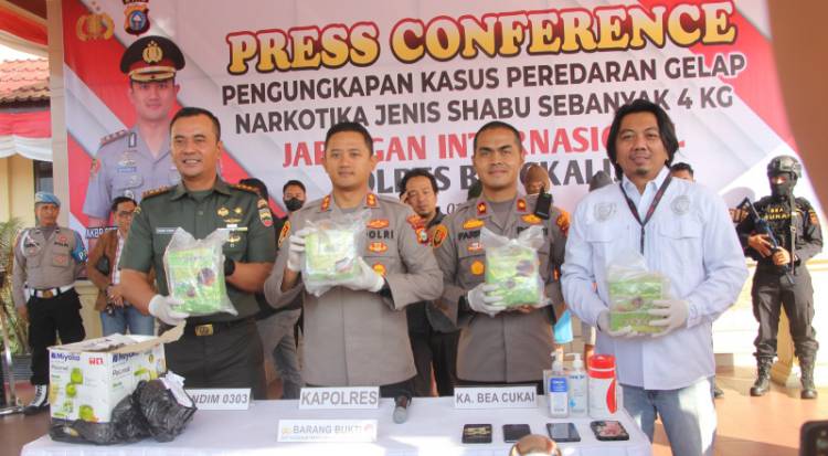 5 Sindikat Narkoba Digulung Tim Gabungan Polres Bengkalis, 4 Kg Sabu Diamankan
