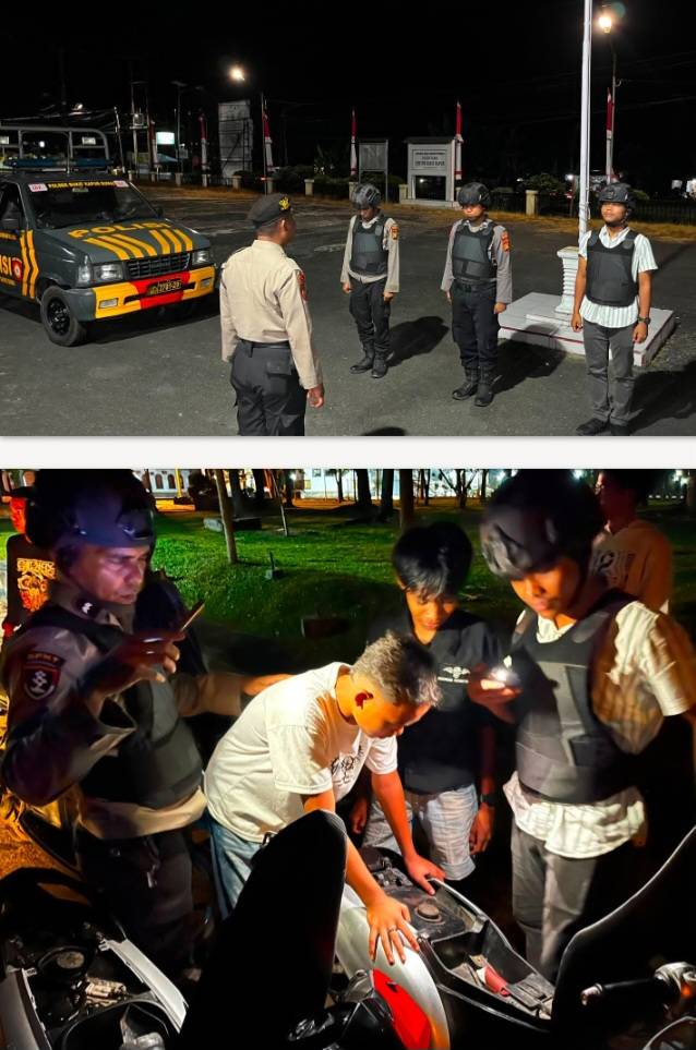 Sasar Premanisme dan Balap Liar, Tim RAGA Polsek Bukit Kapur Gelar KRYD