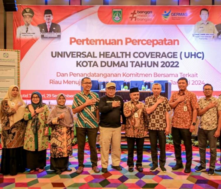 Pencapaian Jaminan Kesehatan Kota Dumai Mengalahkan Pemprov dan Pemerintah Pusat