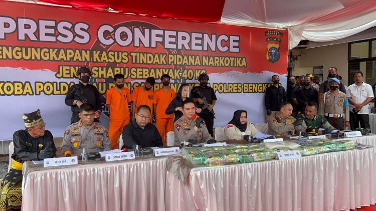 7 Bulan, Polda Riau Amankan Lebih Kurang 400 Kilogram Sabu-sabu